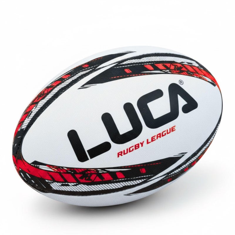 LUCA Rugby Ball Size 5 Hand Stitched Super Grip Training Ball Durable 3Ply Waterproof Surface for College Club Practice - Image 2