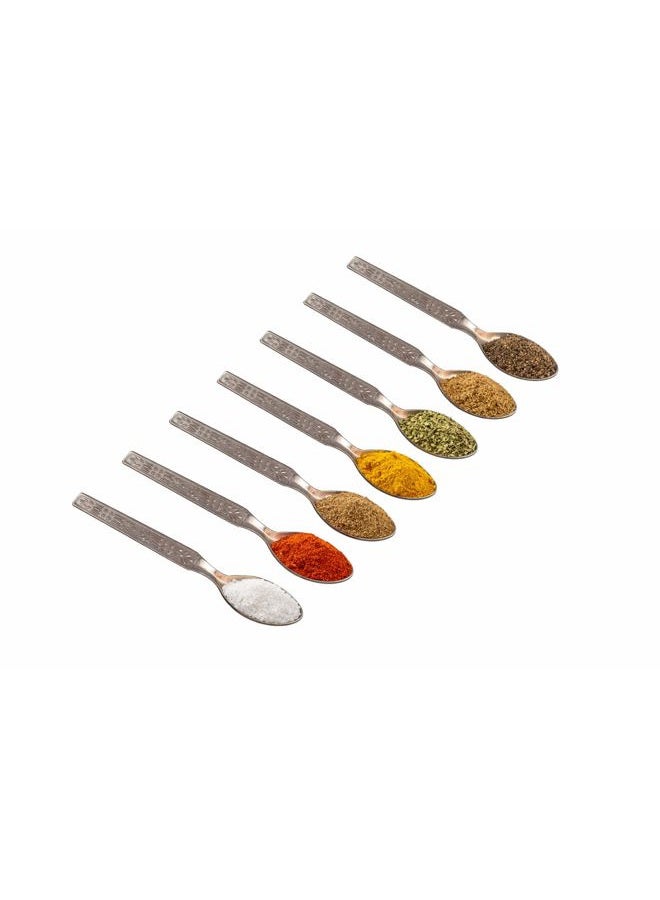 SRIYUG Stainless Steel Mini Spoon for Tea Coffee Spice Box Spoon Tableware Steel 12 Piece Masala Spoon Set for Home Kitchen. - Image 4