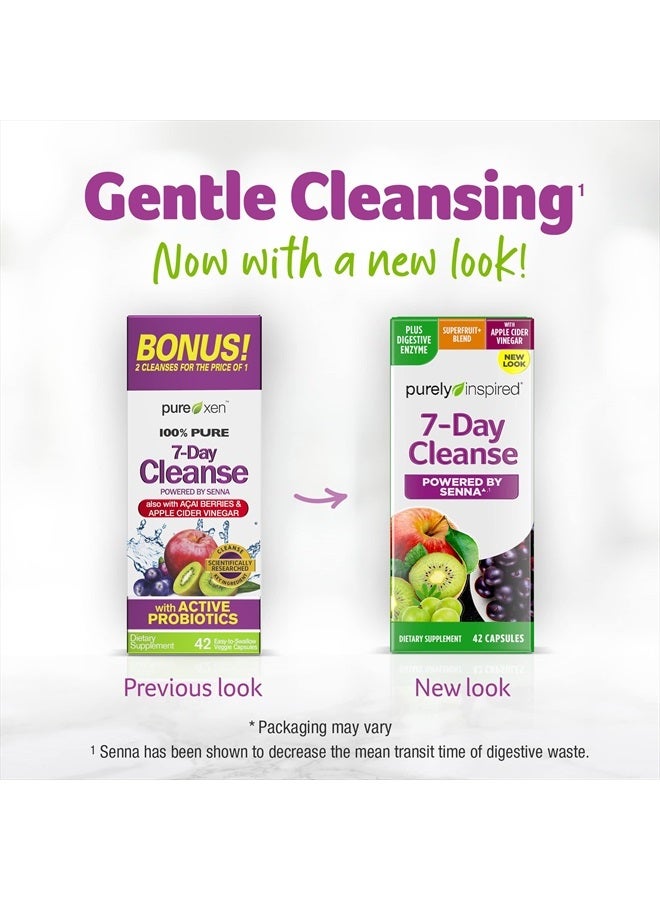 purely inspired Detox Cleanse | Purely Inspired 7 Day Cleanse and Detox Pills | Acai Berry Cleanse | Whole Body Cleanse Detox for Women & Men | Body Detox with Senna Leaf & Digestive Enzymes | 42 Acai Berry Capsules - Image 2