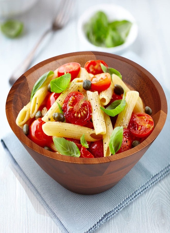 AIDEA Acacia Wooden Serving Bowls, 7 Inch Set of 4 for Salad, Soup, Noodle and More - Image 5