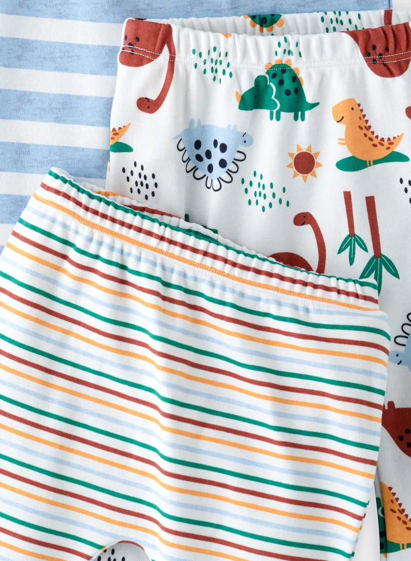 Boo Boo BooBoo Kids Dino Tree Range 3 Pk Leggings