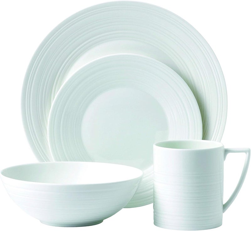 Wedgwood Jasper Conran at Wedgwood White Strata 16Piece Set - Image 1
