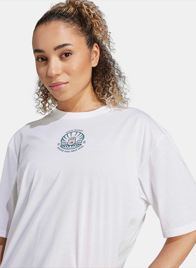 Adidas CLIMACOOL Strength Training Graphic T-Shirt - Image 4