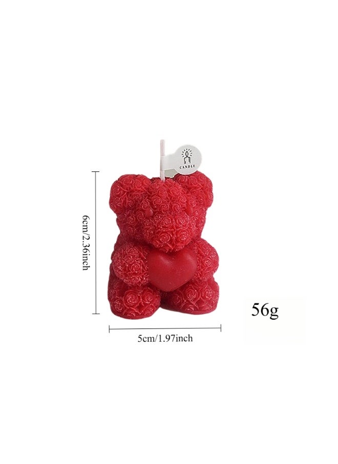 Generic Bear Aromatherapy Candle | Exclusive Gift for UAE Festivals - Natural Essential Oil Fragrance, Eid al Fitr/Christmas/National Day Atmosphere Home Decor, Luxury Healing Aromatherapy Gift Box（green）  - Image 4