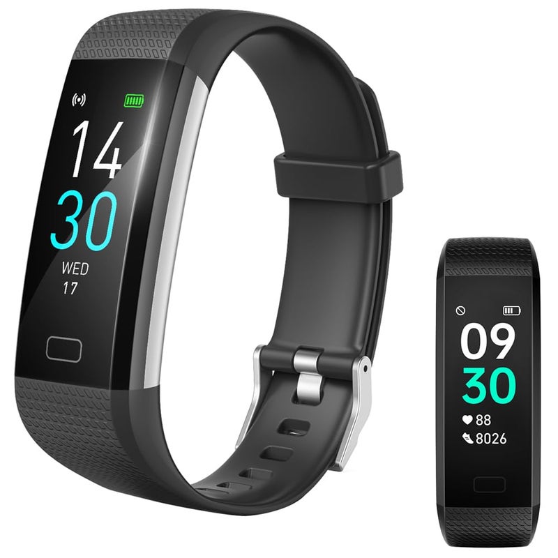 Jawploy Fitness Tracker with Heart Rate Monitor/Step Counter/Calories, Smart Watch Activity Tracker Sleep Monitor, IP68, Health Tracker Pedometer for Man Women - Image 1