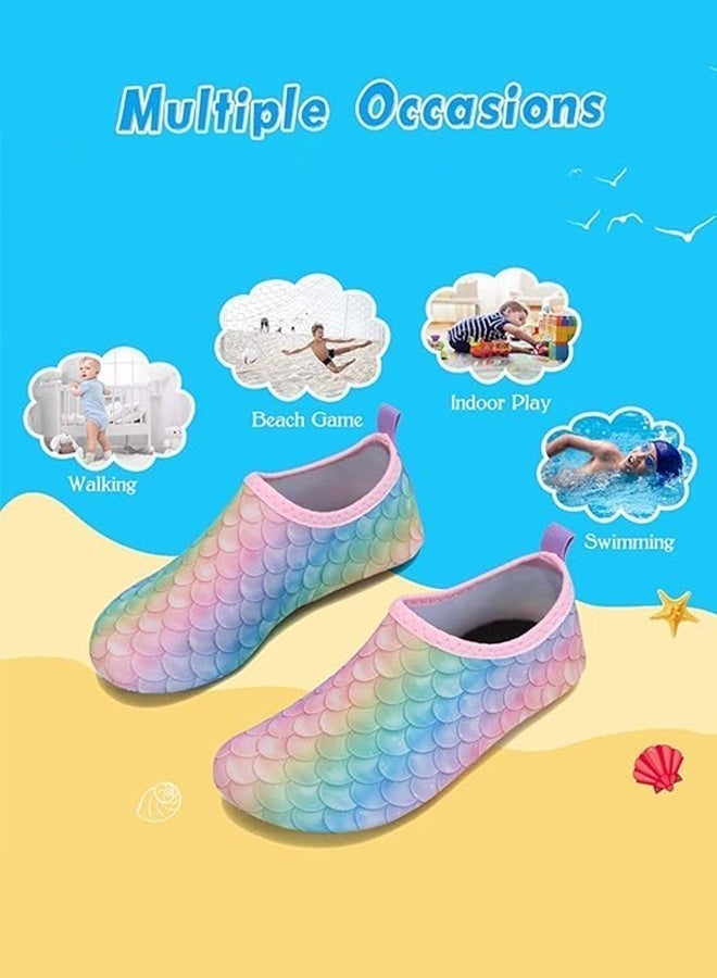 Polish'D Kids Water Shoes Toddler Girls Boys Barefoot Non-Slip Quick Dry Aqua Socks for Beach Swim Walking - Image 5