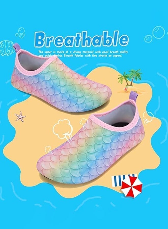 Polish'D Kids Water Shoes Toddler Girls Boys Barefoot Non-Slip Quick Dry Aqua Socks for Beach Swim Walking - Image 3