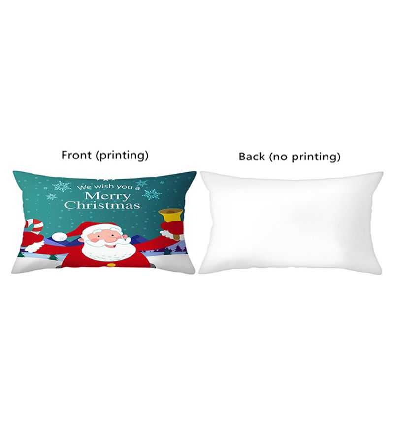 2D Flat Autumn Floral Printed Polyester Pillow Covers Set Of 2 11.81x19.69 Inch Decorative Countryside Style With Zipper For Couch Bedroom - Image 3