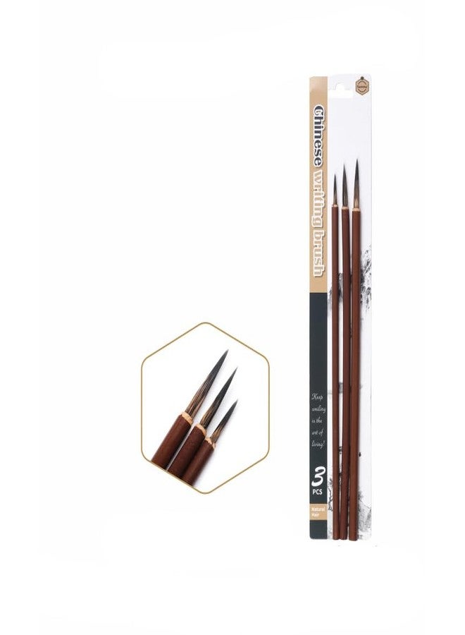 HS Professional Chinese Calligraphy/Drawing Brush Set of 3