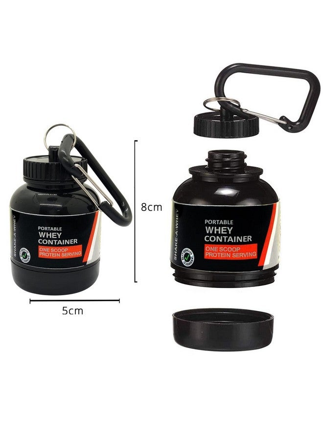 COOL INDIANS Whey Bottle Special Combo Offer Whey Loader Protein Carry Bottle| Portable Protein Funnel | Whey or Supplement Powder Carrying Whey Funnel and Container Box with Key-Chain - 30 ml Pack Of 5 - Image 5