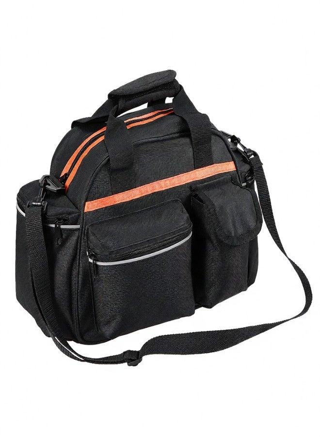 B-SOUL 15L Bike Rear Seat Bag Rack Trunk Basket Pannier Bag Cycling Luggage Storage Case Shoulder Handbag - Image 5