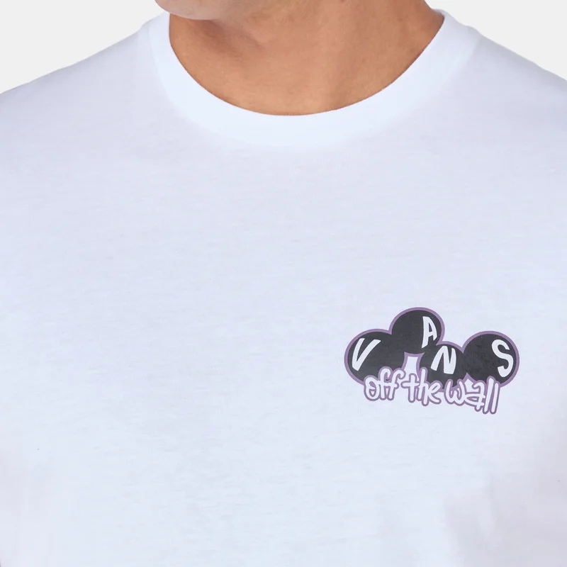 VANS White Men's Scuttle T-Shirt for Men | Best Price UAE
