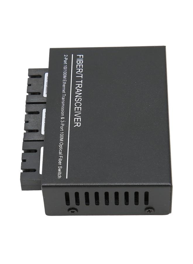 Thoraya TLG-F132SA-25 Photoelectric Converter 1310nm 10/100M/3 Optical 2 Electrical/Dual Fiber/Single Mode/25KM/External Power/SC/DC5V1A Fiber Optic Transceiver US Plug  - Image 5