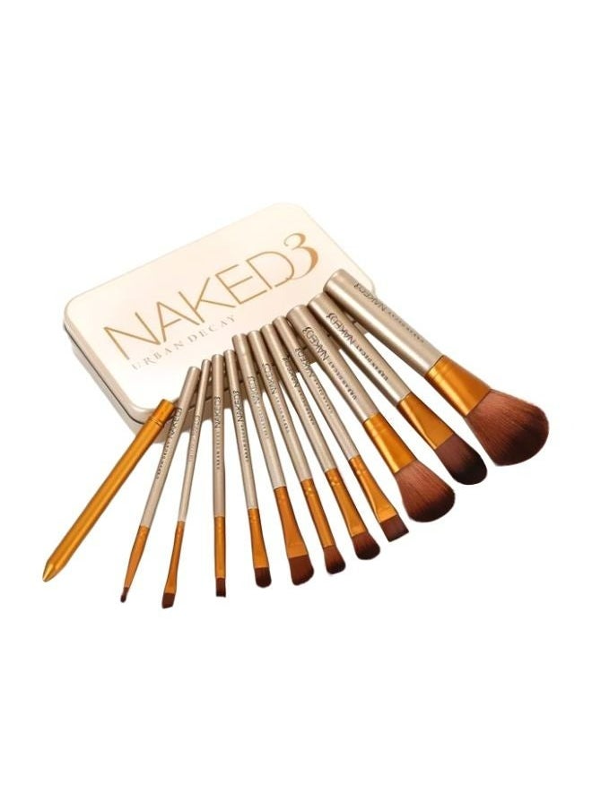 12-Piece Naked Makeup Brush Gold - pzsku/Z7B45EAA5AAE1C7B57200Z/45/_/1699242723/400d7789-ebc7-4167-bc69-5d0f85099c93