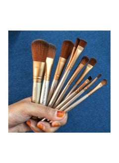 NAKED3 12-Piece Naked Makeup Brush Gold  - Image 4
