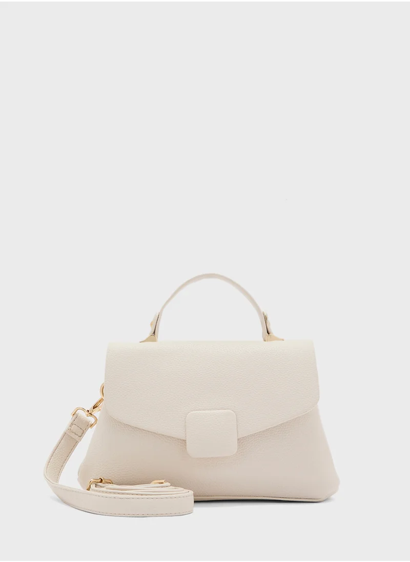 ELLA Minimalistic Square Top Handle Bag