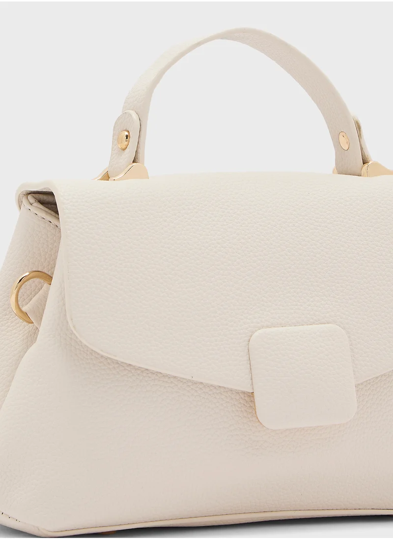 ELLA Minimalistic Square Top Handle Bag
