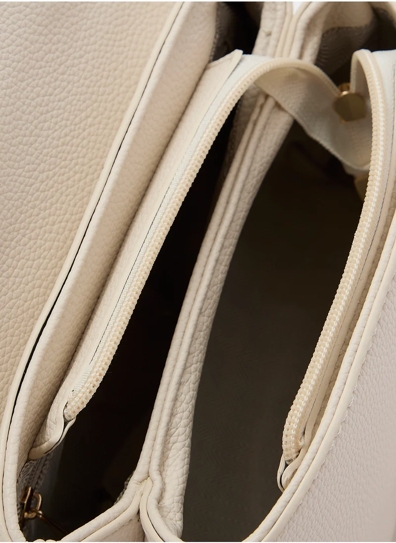 ELLA Minimalistic Square Top Handle Bag