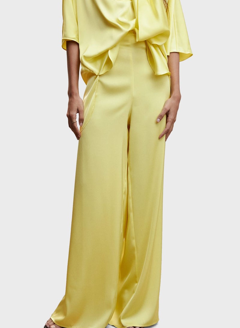 Flared High Waist Pants