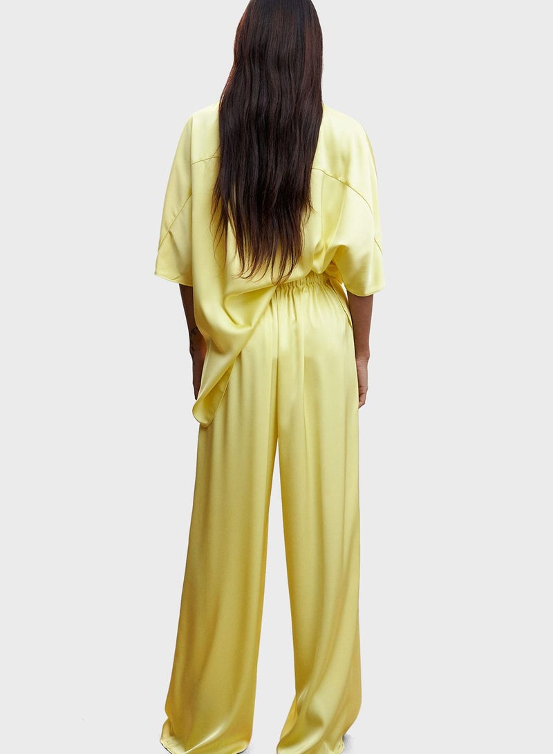 Flared High Waist Pants