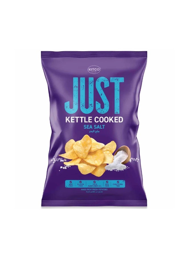 Just Kettle Cooked Sea Salt Chips - 125g
