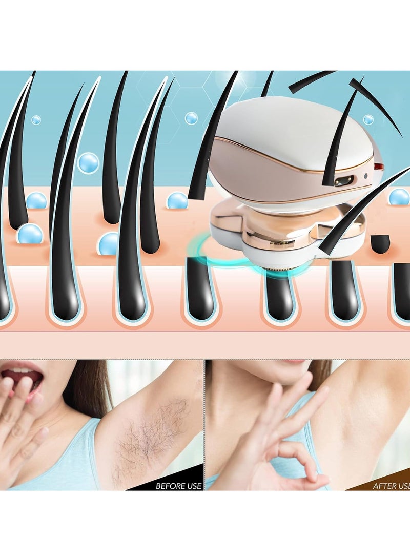 General Electric Razors for Women Legs, Painless Hair Removal Device with LED Light, Faultless Shaver for Women, Personal Care Products for Women, Instant and Painless Bikini Underarm Arm Hair Removal  - Image 4