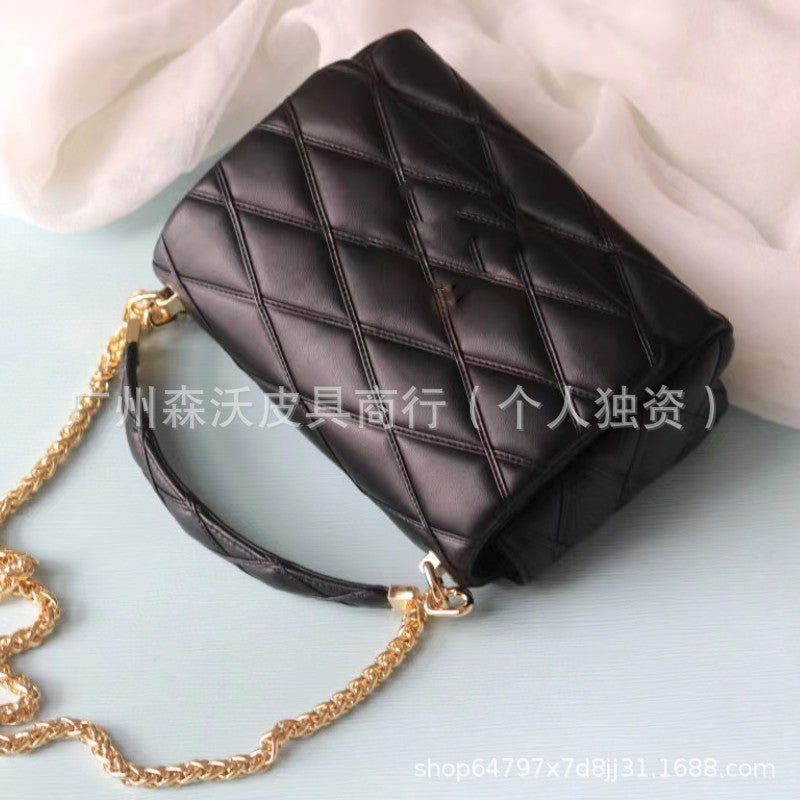 Women'S Bag 2023Go-14Mm Sheepskin Twist-Lock Handbag Crossbody Chain Bag M22891 French Style Light Luxury Shoulder Bag - Image 3