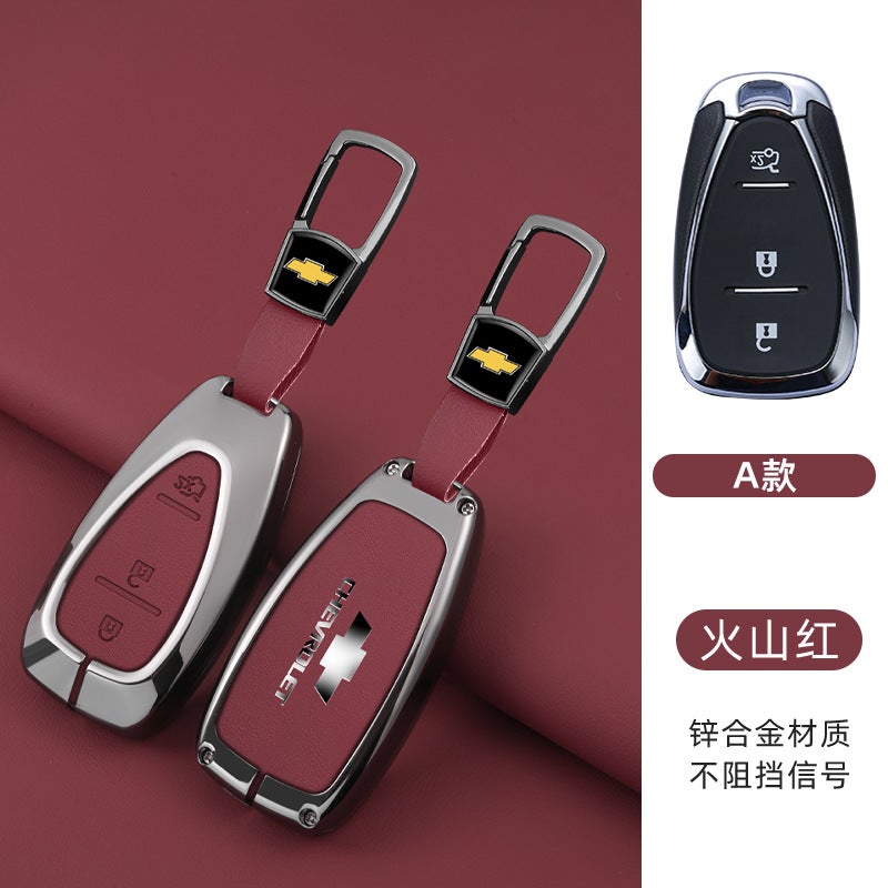 Chevrolet Zinc Alloy Remote Key Case Cover for Chevrolet (Cavalier, Cruze, Sail, Equinox, Orlando, Trax) - Image 1