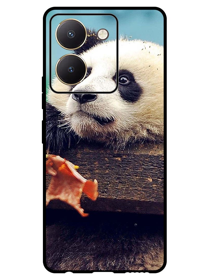 Theodor Protective Case Anti Scratch Shock Proof Bumper Cover For Vivo Y77t Real Panda - Image 1