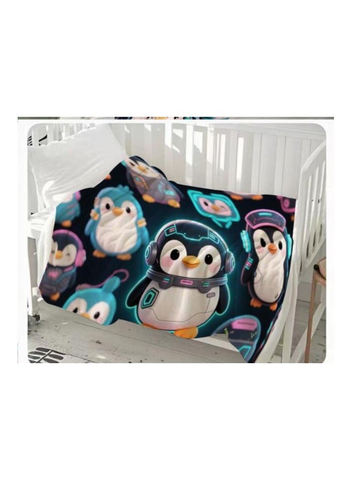 general Children's or student cartoon flannel thin blanket (warm and comfortable, suitable for sleep, games) 100cm*150cm - 690 - Image 3