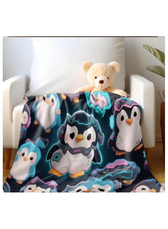 general Children's or student cartoon flannel thin blanket (warm and comfortable, suitable for sleep, games) 100cm*150cm - 690 - Image 4