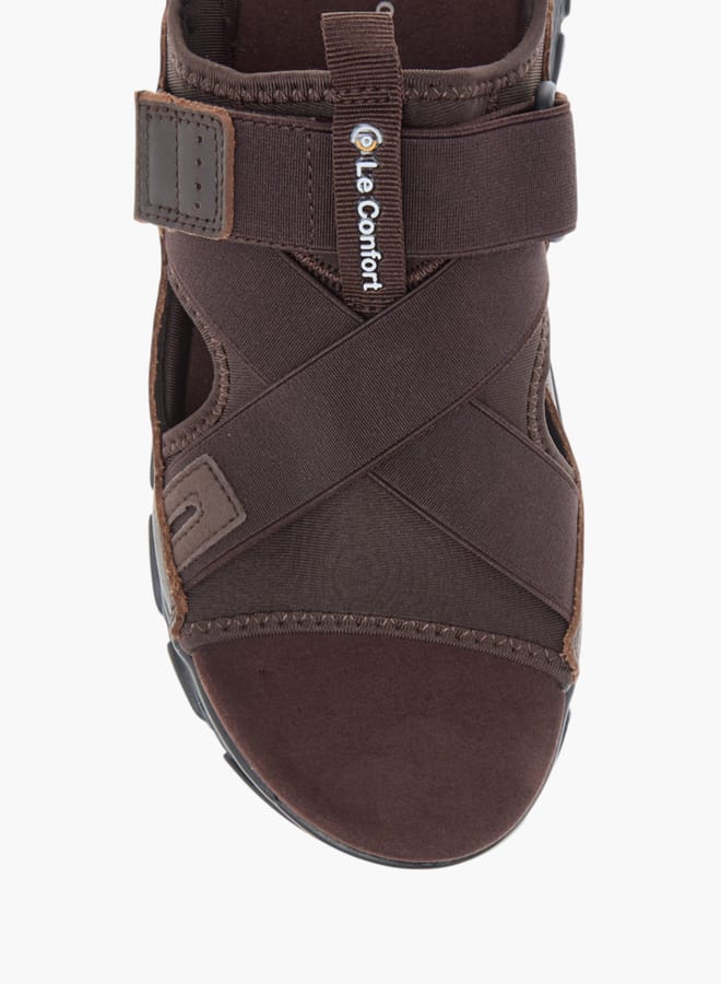 Le Confort Mens  Strap Sandals With Hook And Loop Closure  - Image 3