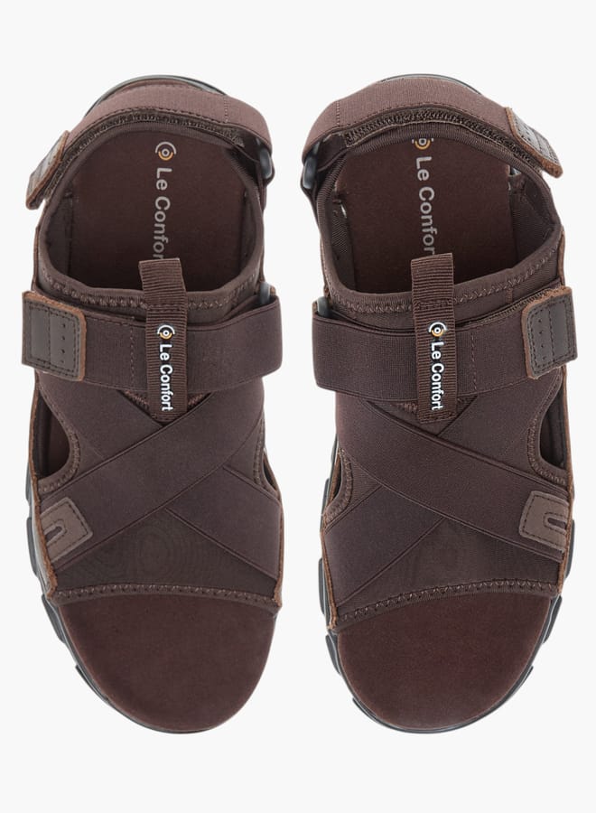Le Confort Mens  Strap Sandals With Hook And Loop Closure  - Image 2