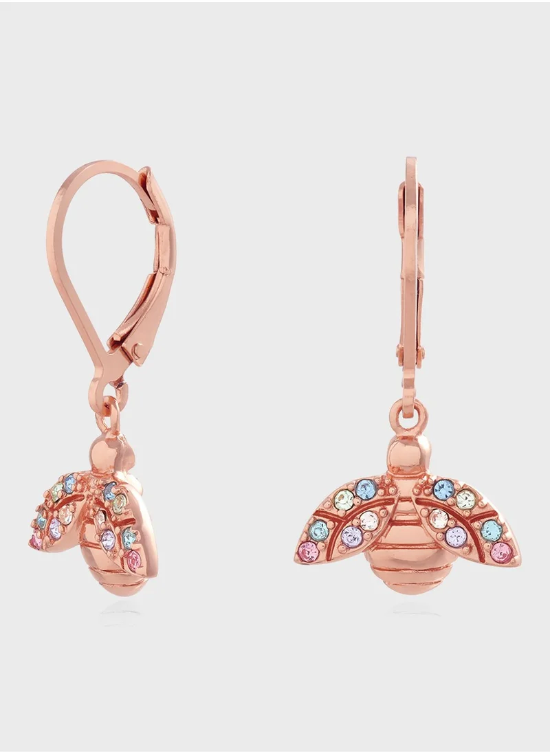 OLIVIA BURTON Rainbow Bee Drop Earrings