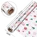 JOYIT 100 Long X 175 Wide Christmas Cellophane Wrap Roll 3 Mil Thicker Cellophane Roll Crystal Clear Merry Christmas Cellophane for Gift Baskets Flower Arts Crafts Food Treats Wrapping - Image 4
