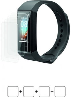 Wrapsol Xiaomi Mi Band 4c Smart Watch Screen Protector Polyurethane Film  - Image 1