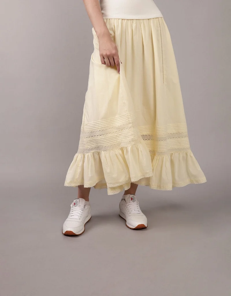 امريكان ايجل تنورة ماكسي بتطريزات بين تاك