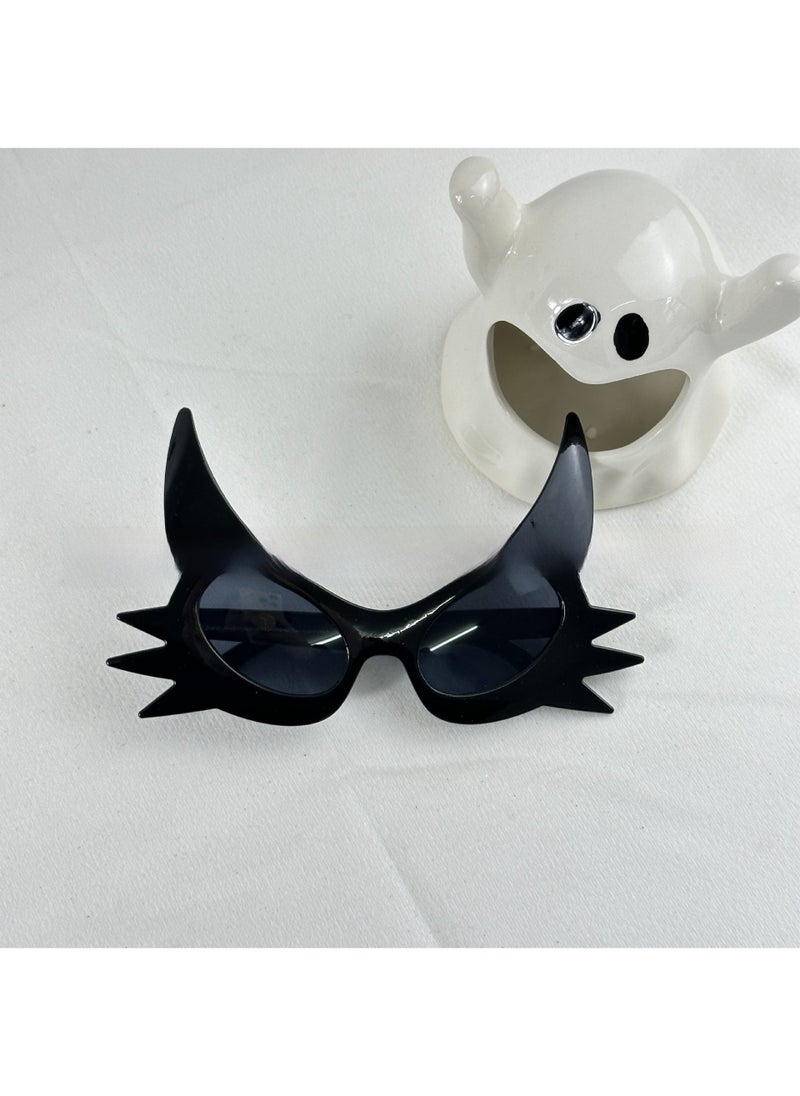 Loquat Quirky  Prank Sunglasses Party Props Black Cat Glasses