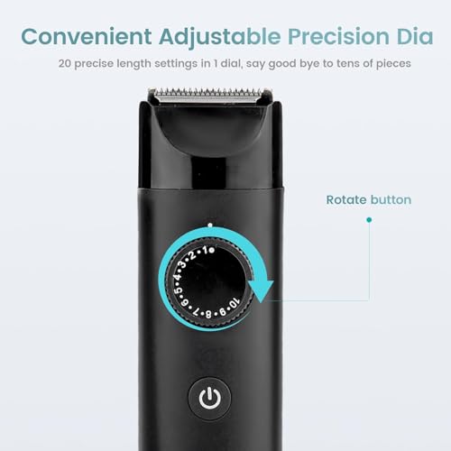 KROCOS Beard Trimmer for Men, 90 minutes runtime, USB Charging, Stainless Steel Blades, IPX6 Waterproof, Long-Lasting Battery (Beard) - Image 3