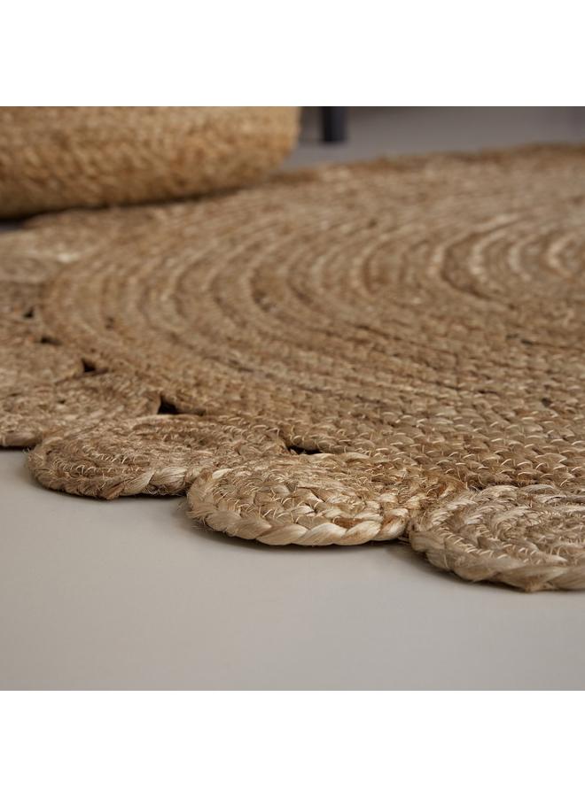 Natura Tapis Hand Braided Jute Rug 120 Cm - Image 2