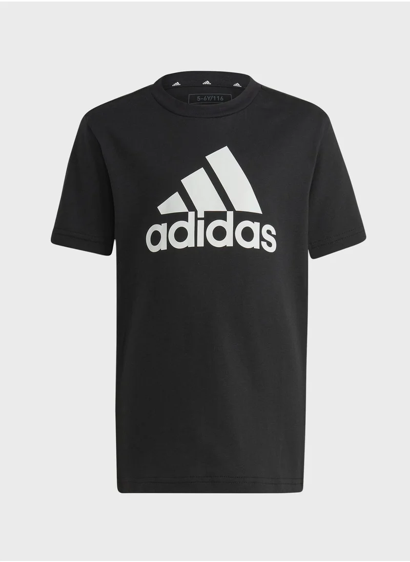 Adidas Little Kids Logo Cotton T-shirt