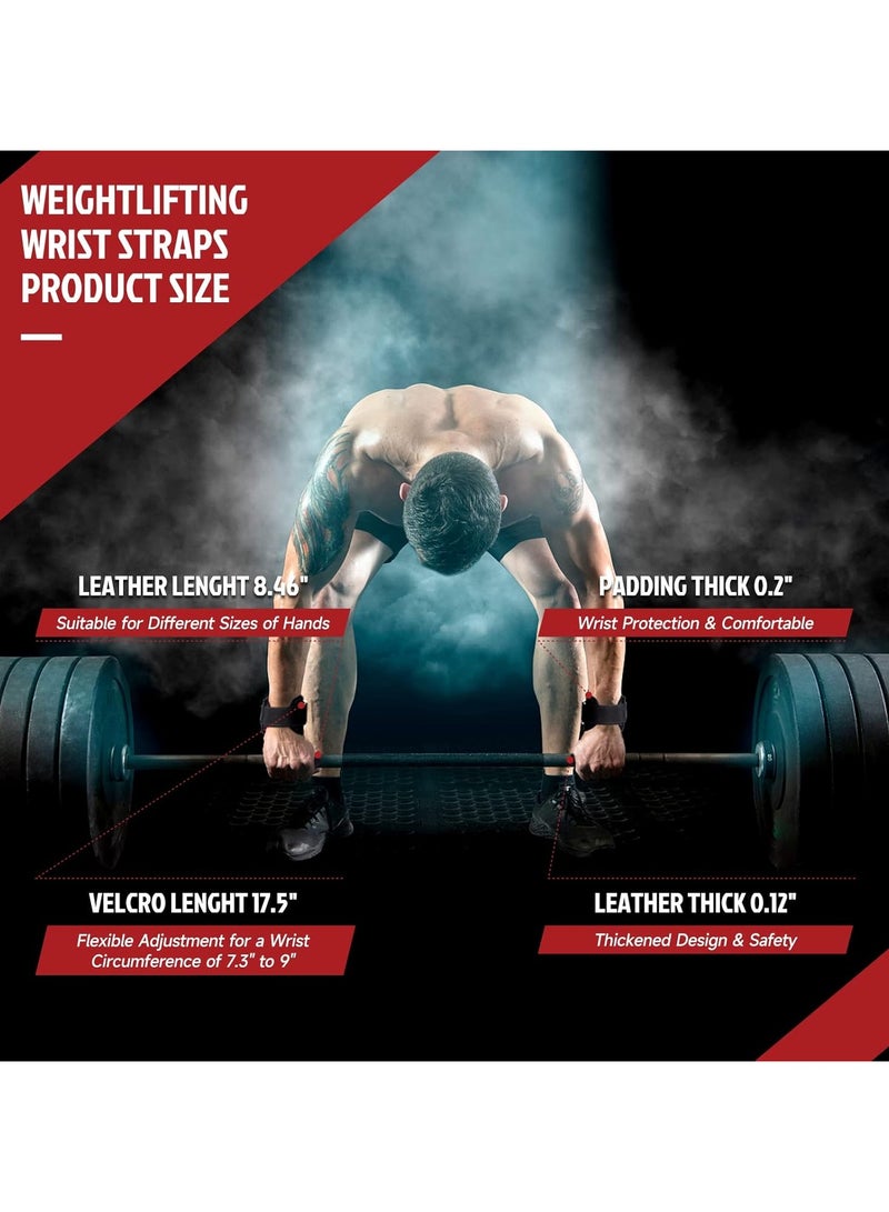 PYC Premium Weight Lifting Wrist Hooks Straps for Maximum Grip Support - Deadlift Gloves and Grip Pads Alternative in Fitness Gym Power Training Like Pull Up Deadlifting & Shrugs For Women Men (Black) - Image 3