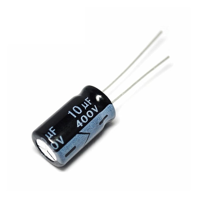 10 قطعة 400 فولت 10 ميكروفاراد 10x17 مم مكثف إلكتروليتي عالي الجهد شعاعي - Image 1
