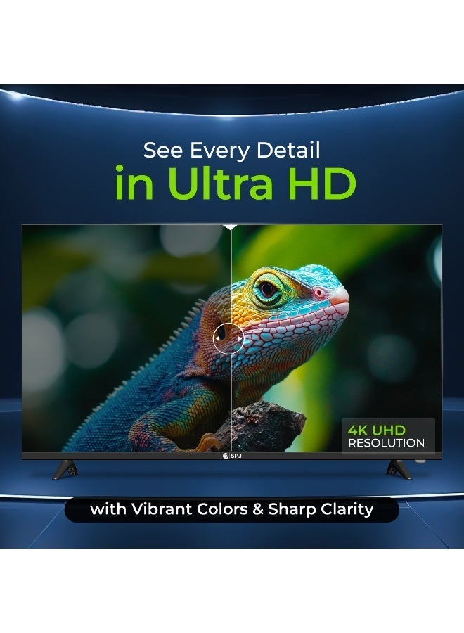 اس بي جي تلفزيون SPJ ذكي مقاس 50 بوصة، دقة 4K UHD، نظام WebOS، تقنية LED، صوت Dolby Audio، جهاز تحكم Magic Remote، دعم Apple AirPlay، اتصال WiFi، منافذ HDMI وUSB، تطبيقات Netflix وYouTube، اللون أسود. - Image 2