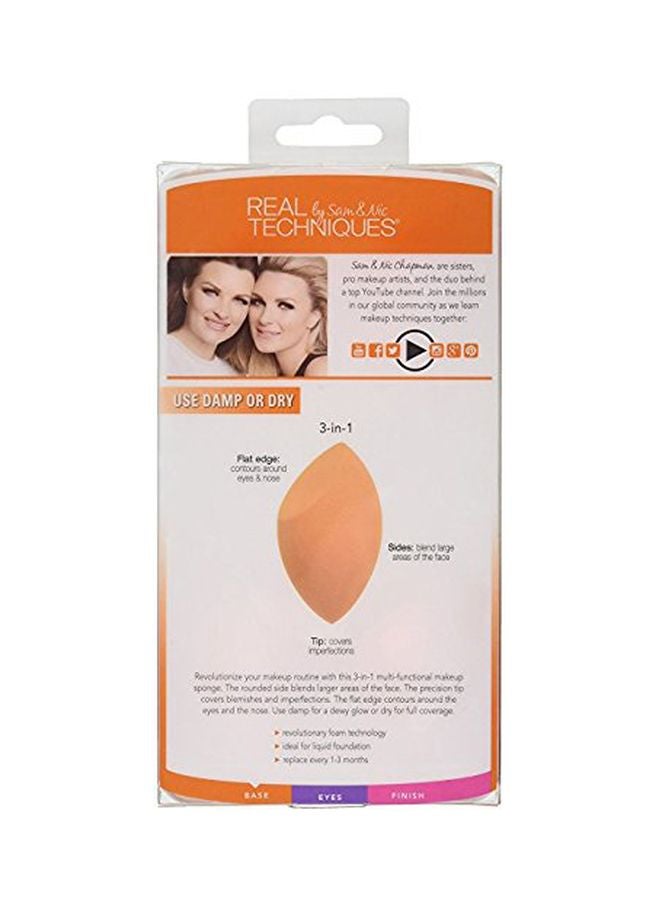 REAL TECHNIQUES 4-Piece Miracle Complexion Sponge Set Orange - Image 4