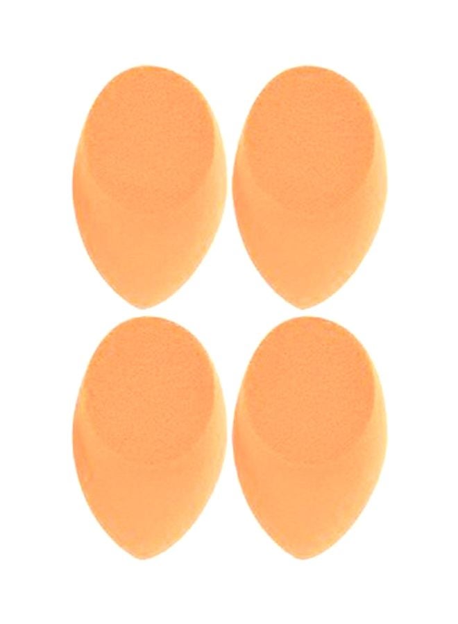 REAL TECHNIQUES 4-Piece Miracle Complexion Sponge Set Orange - Image 1