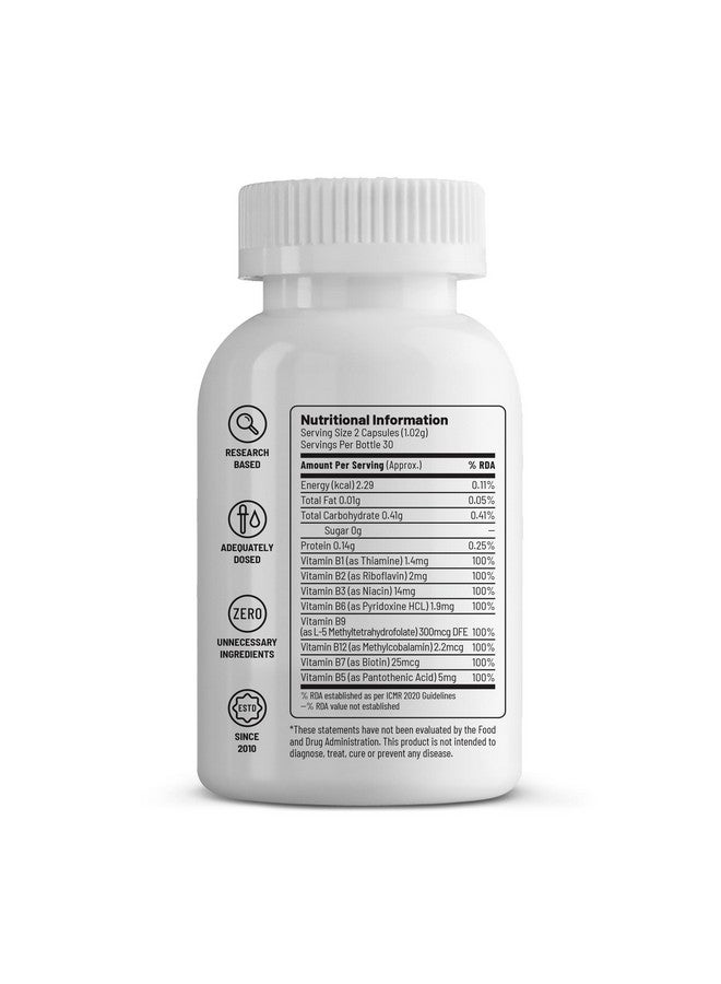 Unived Wholefood Natural B-Complex | Raw B-Vitamins | 100% Natural | One Month Supply - Image 2