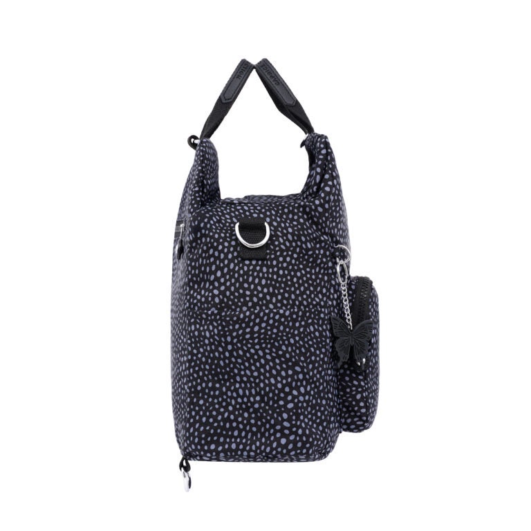 CAPRICE COLLECTION Unisex Medium Backpack – Charcoal Grey, Compact, Water-Resistant Nylon, 10L Capacity - Image 4