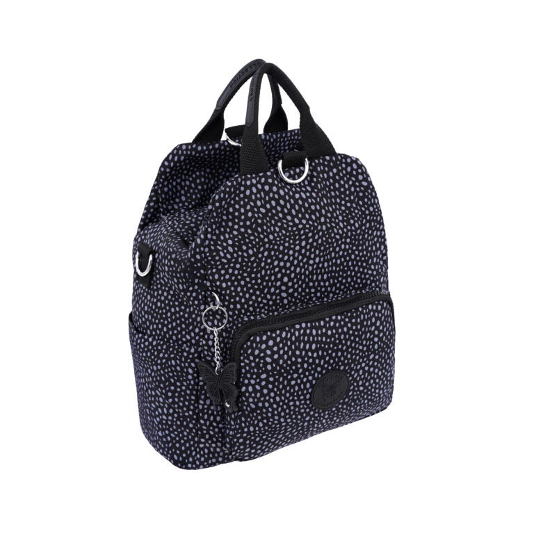 CAPRICE COLLECTION Unisex Medium Backpack – Charcoal Grey, Compact, Water-Resistant Nylon, 10L Capacity - Image 5