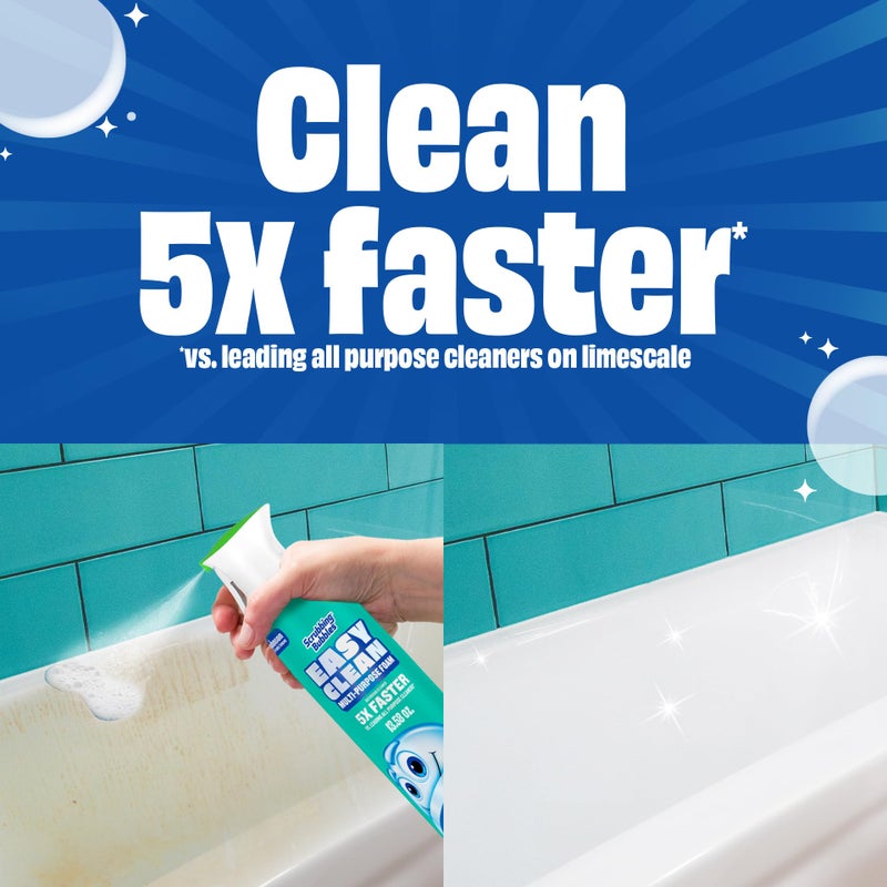 Scrubbing Bubbles Easy Clean Foaming Multipurpose Bathroom Cleaner, Continuous Spray Bottle, Fast Acting Foam, 13.58 Ounce - Image 2